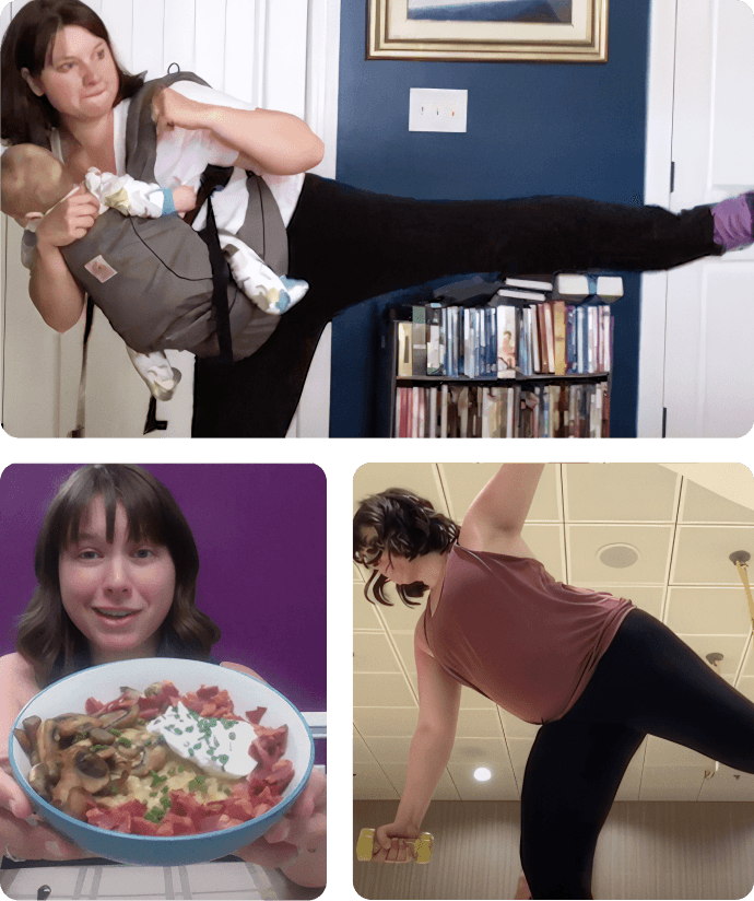 real life images from Lauren's story with Morning Meltdown 100