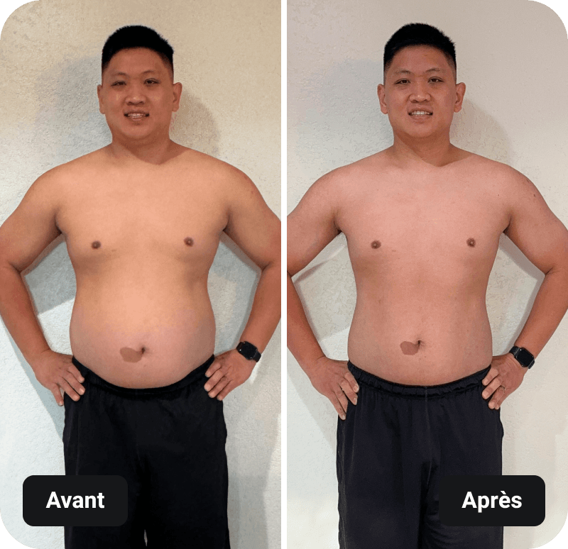 BODi Lava results before and after