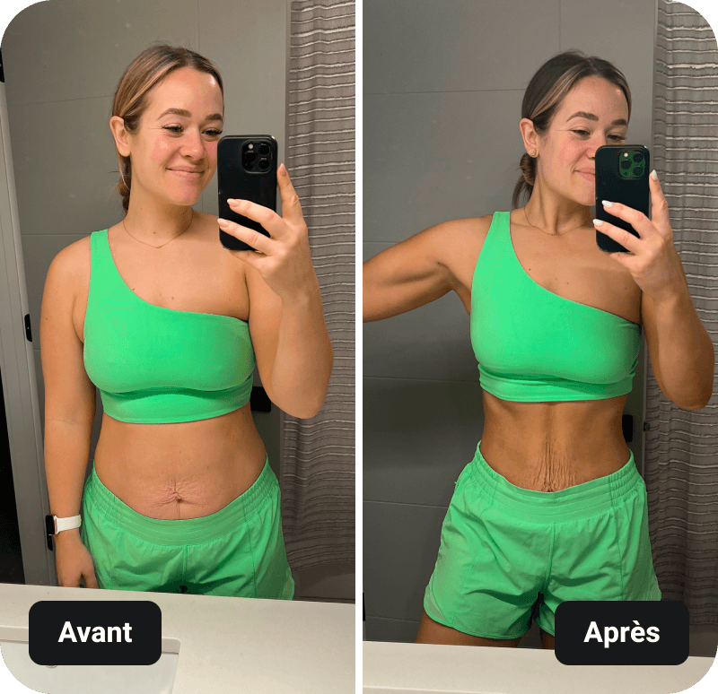 BODi Lava results before and after