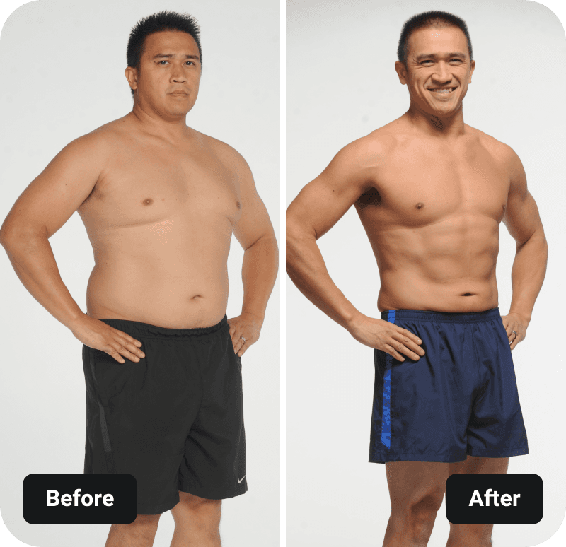 INSANITY MAX:30 results before and after